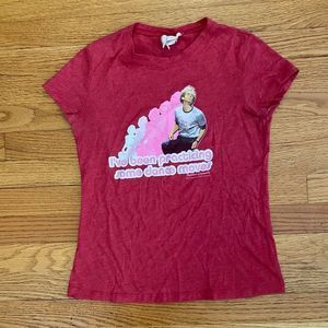 Mighty Fine “Napoleon Dynamite” Tshirt Red **SIZE  BETWEEN S/M Tag Missing